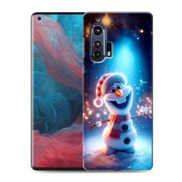 Силиконовый чехол на Motorola Edge Plus с принтом Новый год Силиконовый чехол на Motorola Edge Plus с принтом Новый год