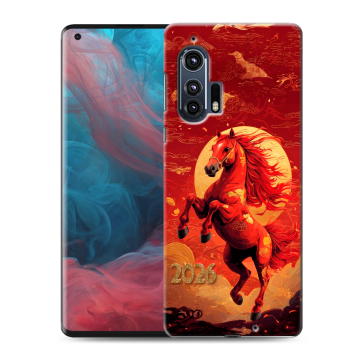 Силиконовый чехол на Motorola Edge Plus с принтом Новый год Силиконовый чехол на Motorola Edge Plus с принтом Новый год