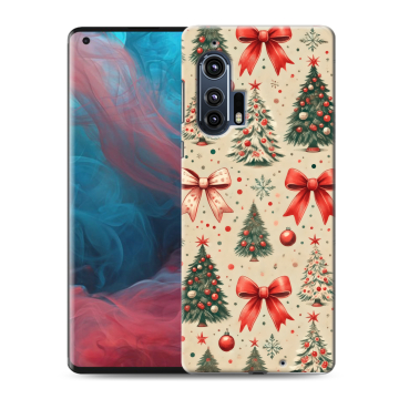 Силиконовый чехол на Motorola Edge Plus с принтом Новый год Силиконовый чехол на Motorola Edge Plus с принтом Новый год