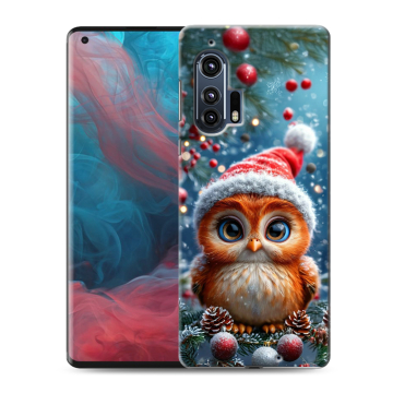 Силиконовый чехол на Motorola Edge Plus с принтом Новый год Силиконовый чехол на Motorola Edge Plus с принтом Новый год