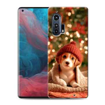 Силиконовый чехол на Motorola Edge Plus с принтом Новый год Силиконовый чехол на Motorola Edge Plus с принтом Новый год