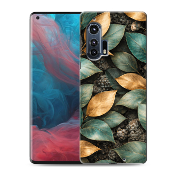 Силиконовый чехол на Motorola Edge Plus с принтом женский