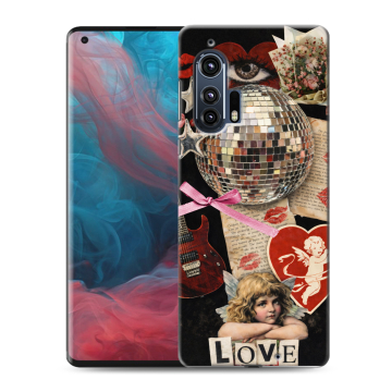 Силиконовый чехол на Motorola Edge Plus с принтом для девочек Силиконовый чехол на Motorola Edge Plus с принтом для девочек