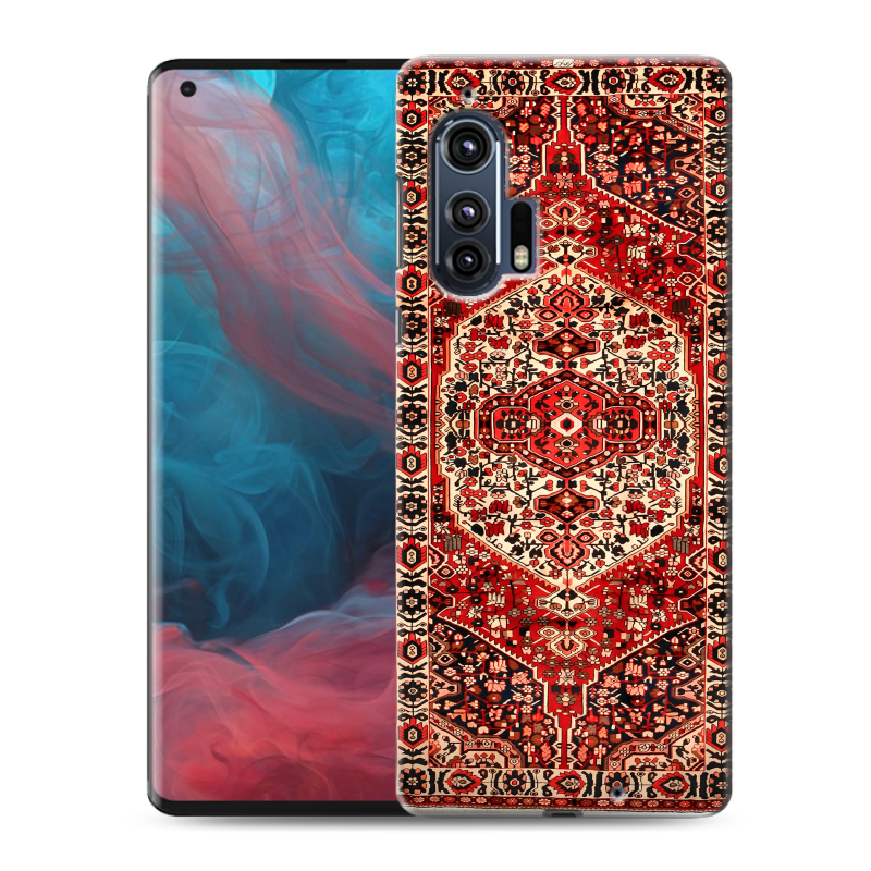 Силиконовый чехол на Motorola Edge Plus с принтом Ковер Силиконовый чехол на Motorola Edge Plus с принтом Ковер