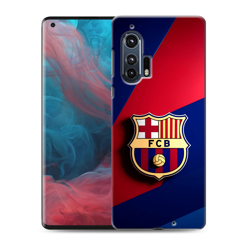 Силиконовый чехол на Motorola Edge Plus с принтом Барселона Barcelona Силиконовый чехол на Motorola Edge Plus с принтом Барселона Barcelona