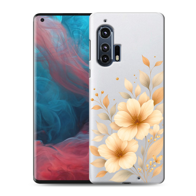 Силиконовый чехол на Motorola Edge Plus с принтом для девушки Силиконовый чехол на Motorola Edge Plus с принтом для девушки