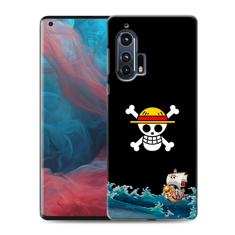 Силиконовый чехол на Motorola Edge Plus с принтом One Piece Ван Пис Силиконовый чехол на Motorola Edge Plus с принтом One Piece Ван Пис