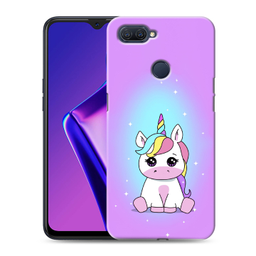 Силиконовый чехол на OPPO A12 с принтом Единорог Силиконовый чехол на OPPO A12 с принтом Единорог