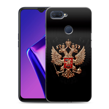 Силиконовый чехол на OPPO A12 с принтом Герб России Силиконовый чехол на OPPO A12 с принтом Герб России