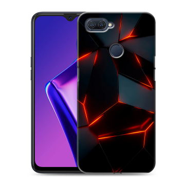 Силиконовый чехол на OPPO A12 с принтом Яркие абстракции Силиконовый чехол на OPPO A12 с принтом Яркие абстракции