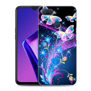 Силиконовый чехол на OPPO A12 с принтом Бабочки Силиконовый чехол на OPPO A12 с принтом Бабочки