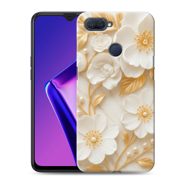Силиконовый чехол на OPPO A12 с принтом Цветы Силиконовый чехол на OPPO A12 с принтом Цветы