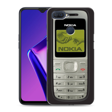 Силиконовый чехол на OPPO A12 с принтом Ретро Нокия