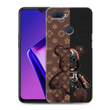 Силиконовый чехол на OPPO A12 с принтом Луи робот Силиконовый чехол на OPPO A12 с принтом Луи робот
