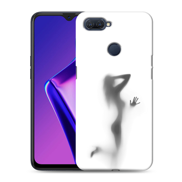 Силиконовый чехол на OPPO A12 с принтом Силуэт