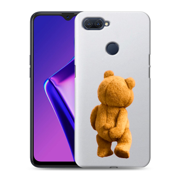 Силиконовый чехол на OPPO A12 с принтом Медведь Силиконовый чехол на OPPO A12 с принтом Медведь