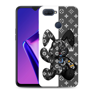 Силиконовый чехол на OPPO A12 с принтом Луи робот Силиконовый чехол на OPPO A12 с принтом Луи робот