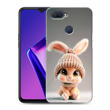 Силиконовый чехол на OPPO A12 с принтом Кролик