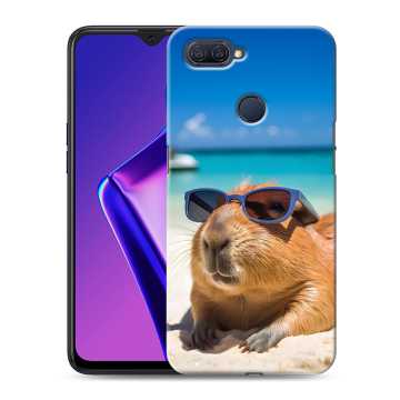 Силиконовый чехол на OPPO A12 с принтом Капибара Силиконовый чехол на OPPO A12 с принтом Капибара