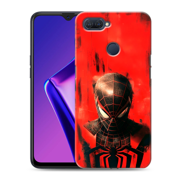 Силиконовый чехол на OPPO A12 с принтом человек паук spiderman Силиконовый чехол на OPPO A12 с принтом человек паук spiderman