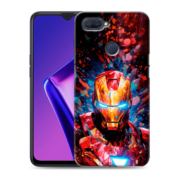 Силиконовый чехол на OPPO A12 с принтом Железный человек Ironman Силиконовый чехол на OPPO A12 с принтом Железный человек Ironman