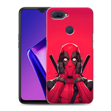 Силиконовый чехол на OPPO A12 с принтом Дедпул Deadpool