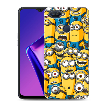 Силиконовый чехол на OPPO A12 с принтом Миньоны Силиконовый чехол на OPPO A12 с принтом Миньоны