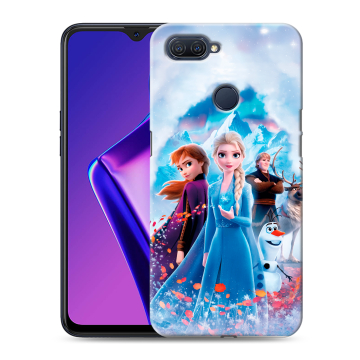 Силиконовый чехол на OPPO A12 с принтом Холодное сердце Frozen Силиконовый чехол на OPPO A12 с принтом Холодное сердце Frozen