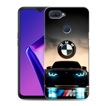 Силиконовый чехол на OPPO A12 с принтом БМВ BMW