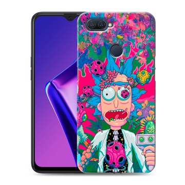 Силиконовый чехол на OPPO A12 с принтом Рик и Морти Rick Morty Силиконовый чехол на OPPO A12 с принтом Рик и Морти Rick Morty