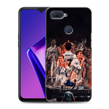 Силиконовый чехол на OPPO A12 с принтом Реал Роналдо Real Ronaldo