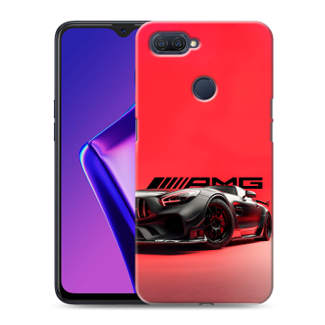 Силиконовый чехол на OPPO A12 с принтом Мерседес Mercedes AMG Силиконовый чехол на OPPO A12 с принтом Мерседес Mercedes AMG