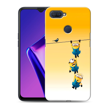 Силиконовый чехол на OPPO A12 с принтом Миньоны Силиконовый чехол на OPPO A12 с принтом Миньоны