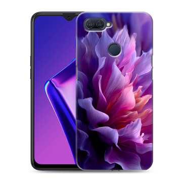 Силиконовый чехол на OPPO A12 с принтом женский цветы Силиконовый чехол на OPPO A12 с принтом женский цветы