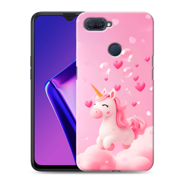 Силиконовый чехол на OPPO A12 с принтом Единорог Силиконовый чехол на OPPO A12 с принтом Единорог