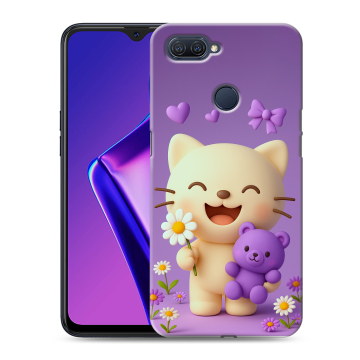 Силиконовый чехол на OPPO A12 с принтом для девочек Силиконовый чехол на OPPO A12 с принтом для девочек