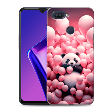 Силиконовый чехол на OPPO A12 с принтом Панда