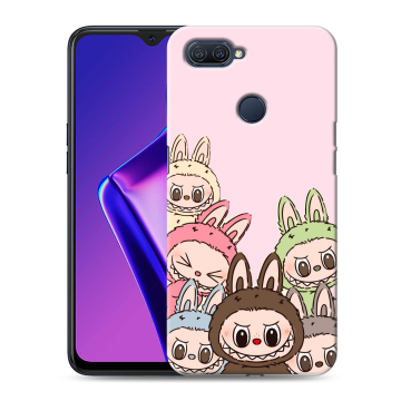Силиконовый чехол на OPPO A12 с принтом Лабубу Силиконовый чехол на OPPO A12 с принтом Лабубу
