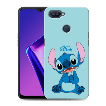 Силиконовый чехол на OPPO A12 с принтом Лило и Стич