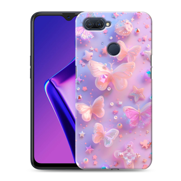 Силиконовый чехол на OPPO A12 с принтом Бабочки