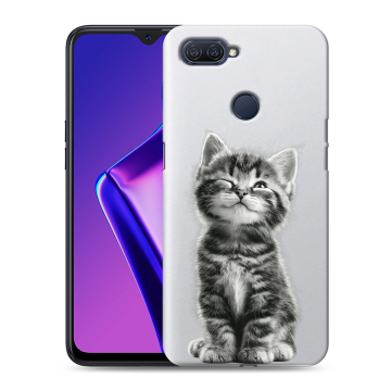 Силиконовый чехол на OPPO A12 с принтом Котенок Силиконовый чехол на OPPO A12 с принтом Котенок