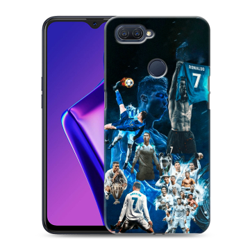Силиконовый чехол на OPPO A12 с принтом Реал Роналдо