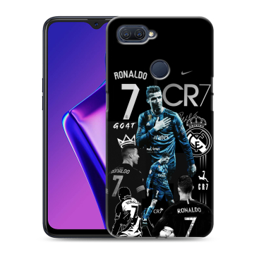 Силиконовый чехол на OPPO A12 с принтом Реал Роналдо
