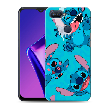 Силиконовый чехол на OPPO A12 с принтом Лило и Стич