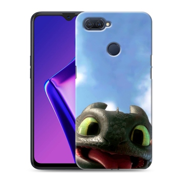 Силиконовый чехол на OPPO A12 с принтом Как приручить дракона Силиконовый чехол на OPPO A12 с принтом Как приручить дракона