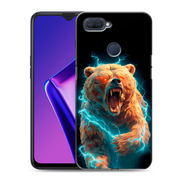 Силиконовый чехол на OPPO A12 с принтом Медведь Силиконовый чехол на OPPO A12 с принтом Медведь