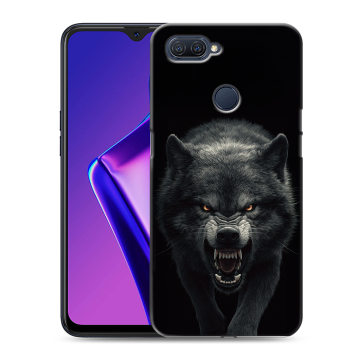 Силиконовый чехол на OPPO A12 с принтом Волк Силиконовый чехол на OPPO A12 с принтом Волк