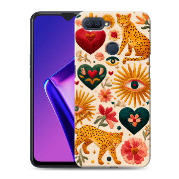 Силиконовый чехол на OPPO A12 с принтом Модный принт Силиконовый чехол на OPPO A12 с принтом Модный принт