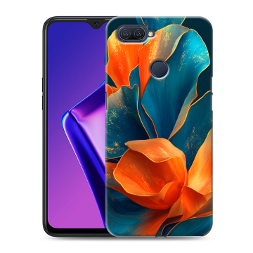 Силиконовый чехол на OPPO A12 с принтом Цветы Силиконовый чехол на OPPO A12 с принтом Цветы
