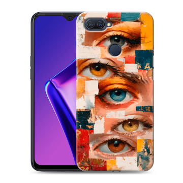 Силиконовый чехол на OPPO A12 с принтом Модный принт Силиконовый чехол на OPPO A12 с принтом Модный принт